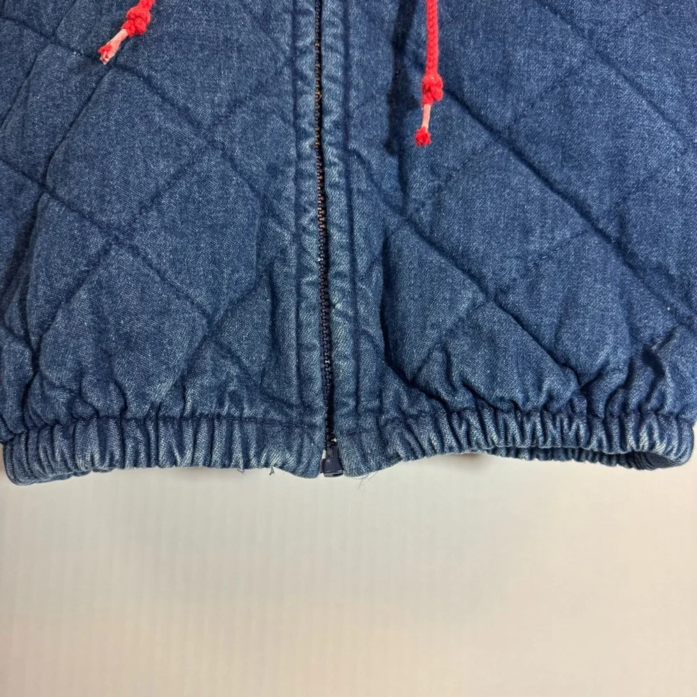 Vintage‎ Oshkosh B'Gosh Denim Quilted Hooded Jacket Size 24M